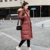 Áo cotton mùa đông 袄 nữ 2018 phiên bản chống mùa mới của Hàn Quốc với áo khoác dài mỏng dày áo khoác mùa đông