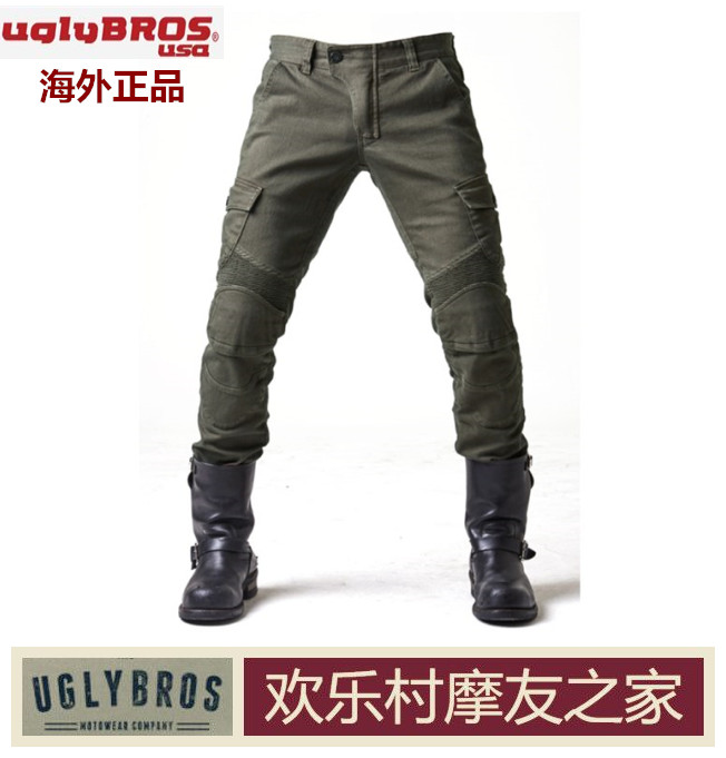 u BROS uglybros motorpool Harley Street Vintage Motocross Cycling Pants Cycling Pants