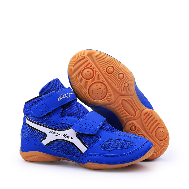 DK New Wrestling Shoes Children Boxing Shoes Dataway Body School Comprehensive Training Shoes Practice Gong Percussion Training Shoes Magic Stick