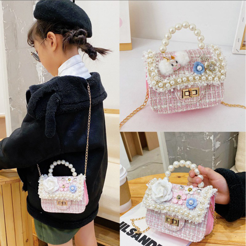 Children's small bag Princess bag Korean cartoon small fragrance shoulder bag girl cute shoulder bag girl coin purse tide