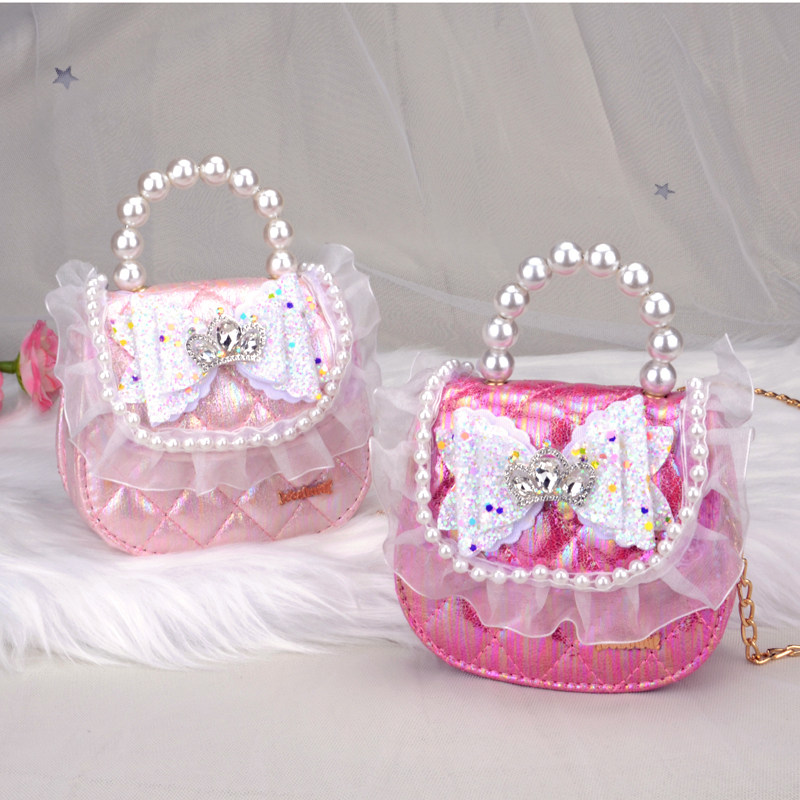 New Child Bag Lovely Girl Fashion Oceanazumino Princess Mini Butterfly Shoulder Baby Slipper Bag