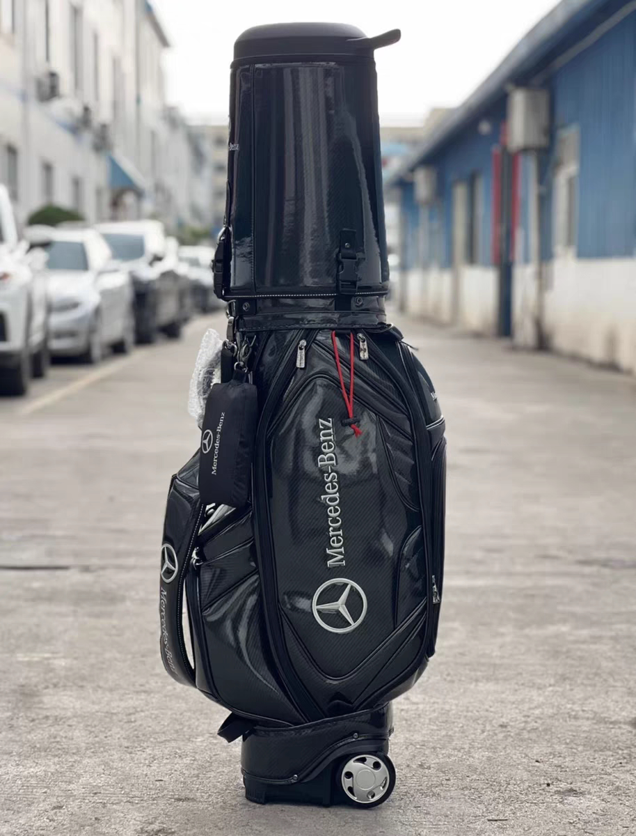 New favorite golf bag: mercedes-benz aviation bag, hard-shell