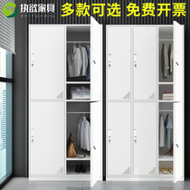 Locker employee locker canteen cupboard gym tin cabinet factory shoe cabinet six-door bathhouse storage cabinet