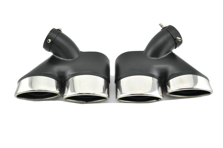 Suitable for Benz W211 stainless steel exhaust pipe tailpipe E200 E280 E350 retrofit tailpipe silencer 