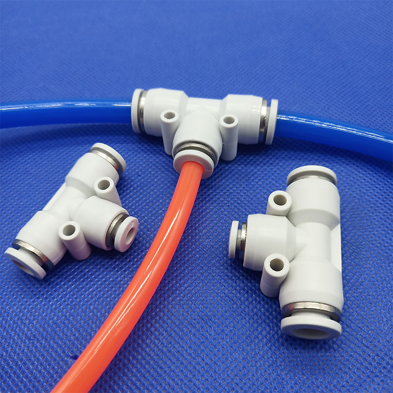 T-type changing diameter three-way fast splicing head PEG APEG6-4 8-6 10-8 10-8 8-4 8-4 10-6 12-8