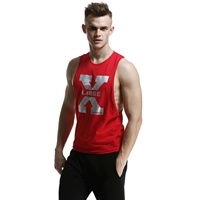 Cotton mới in thông thường X từ thể thao tập thể dục mồ hôi vest nam mùa hè thủy triều chạm đáy áo vest áo thể thao nam