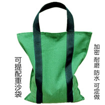 Canvas sandbag counterweight experiment vehicle load-bearing iron sand bag empty bag hollow solid can lift counterweight sandbag bag custom-made