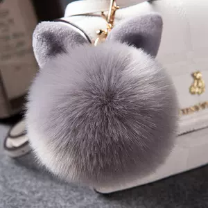 Pompom de Fourrure Пушистый сумка для кролика Keyring Bunny Keyring