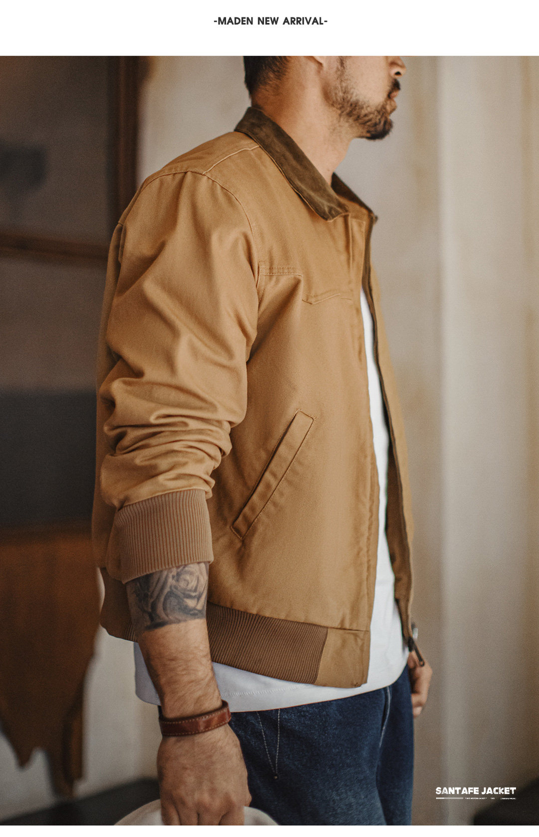 MADEN Santa Fe Canvas Workwear Jacket