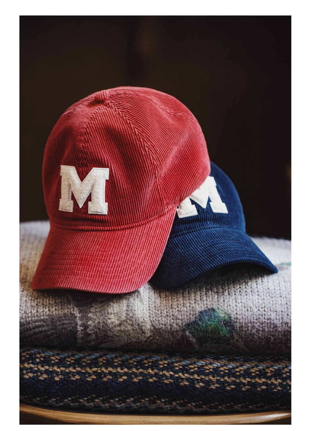 MADEN Corduroy Embroidered Baseball Cap