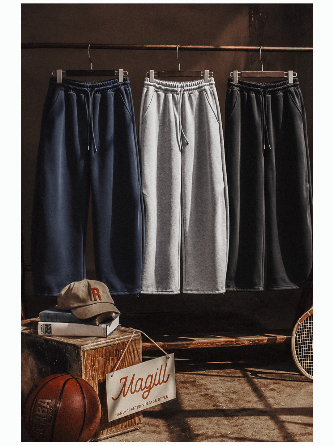 MADEN Wide-Leg Sweatpants