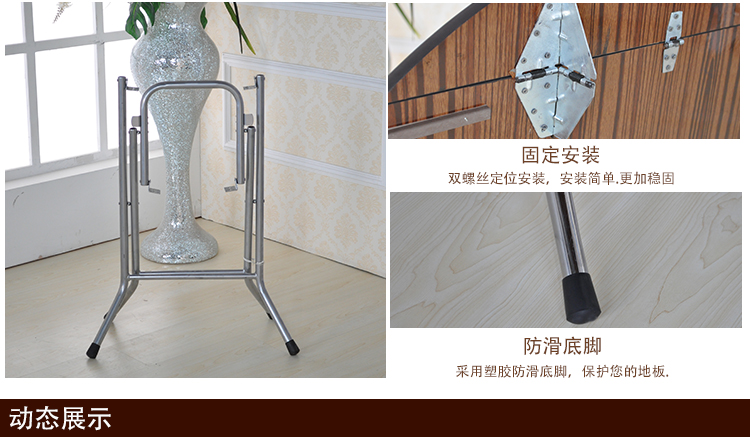 Bàn gấp vuông nhà đơn giản gấp bàn mạt chược bàn gấp gỗ rắn bàn tròn lớn bàn vuông - Bàn bàn gỗ để máy tính