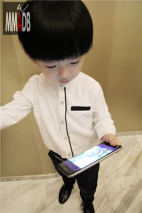 Chemise garcon à manche longue - Ref 2075171 Image 38