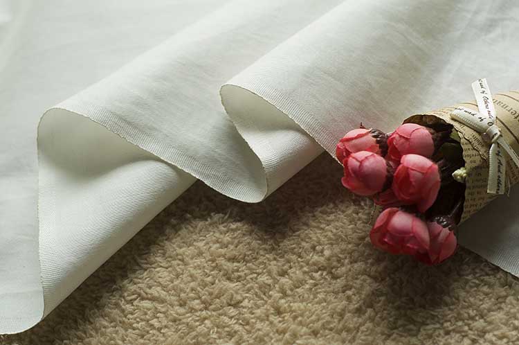 Chất lượng cao cotton trắng dày căng vải denim áo khoác quần top handmade DIY may vải vải thun cotton