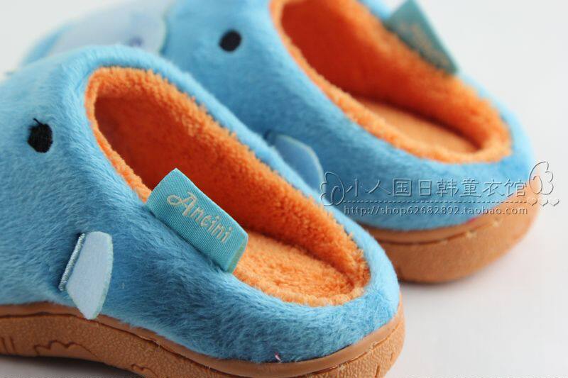 Pantoufles enfants en suède pour hiver - semelle caoutchouc - Ref 1004594 Image 50