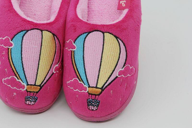 Pantoufles enfants en suède pour hiver - semelle caoutchouc - Ref 1004594 Image 18