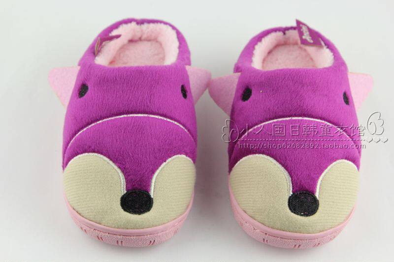 Pantoufles enfants en suède pour hiver - semelle caoutchouc - Ref 1004594 Image 39