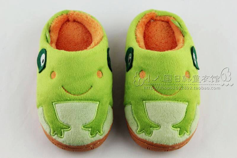 Pantoufles enfants en suède pour hiver - semelle caoutchouc - Ref 1004594 Image 45