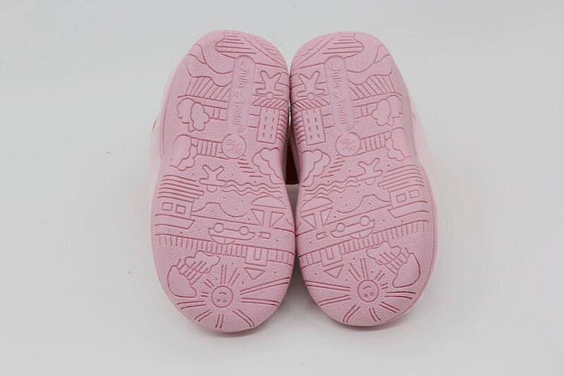 Pantoufles enfants en suède pour hiver - semelle caoutchouc - Ref 1004594 Image 25