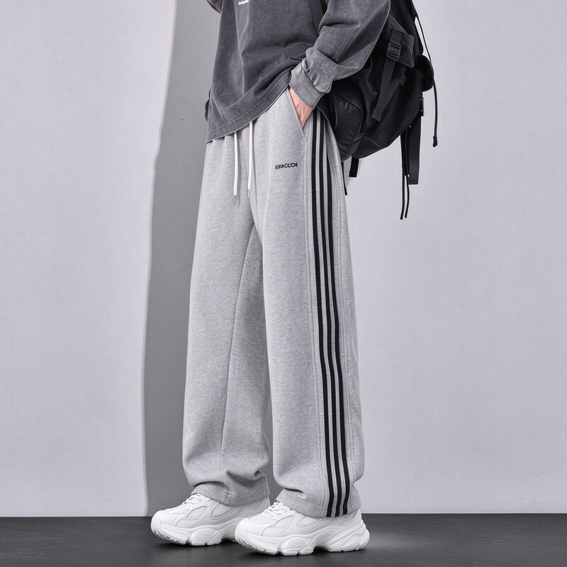 Autumn and Winter Loose Straight Casual Long Pants for Boys, Junior High and High School Students, Teenagers, Stylish Big Kids' Sports Pants Autumn and Winter Loose Straight Casual Long Pants for Boys, Junior High and High School Students, Teenagers, Stylish Big Kids' Sports Pants