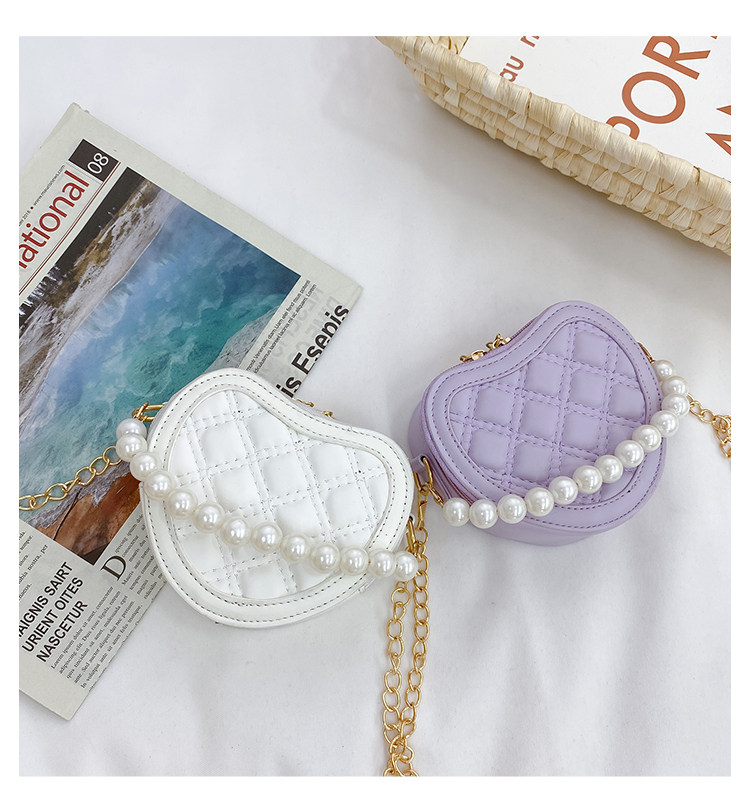 New children's small round bag 2021 new style fashionable diamond-shaped little Chanel mini single-shoulder bag chain stylish crossbody bag undefined