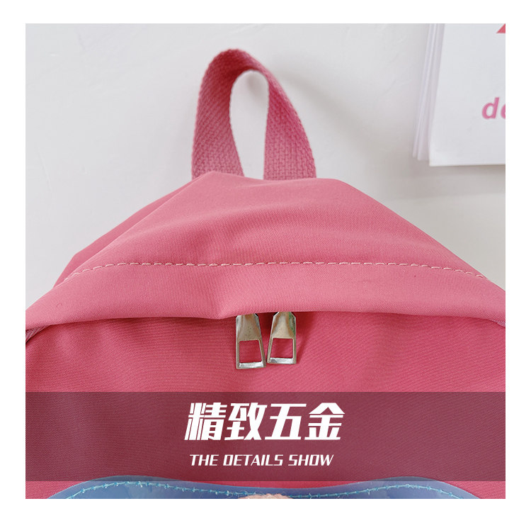 The new kindergarten schoolbag is lightweight and can prevent children from getting lost. The cute and super cute little bear baby is a trend of children's double-shoulder schoolbags undefined