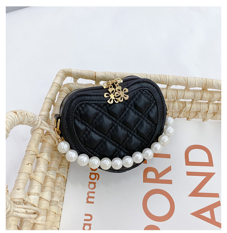 New children's small round bag 2021 new style fashionable diamond-shaped little Chanel mini single-shoulder bag chain stylish crossbody bag undefined