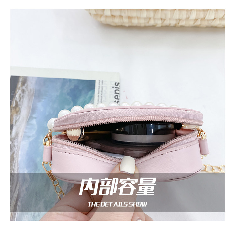 New children's small round bag 2021 new style fashionable diamond-shaped little Chanel mini single-shoulder bag chain stylish crossbody bag undefined