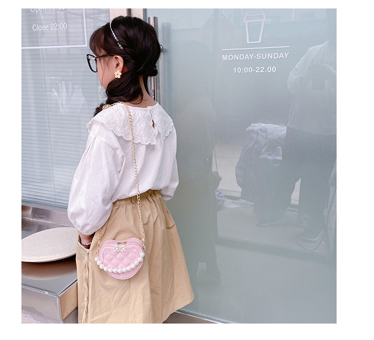 New children's small round bag 2021 new style fashionable diamond-shaped little Chanel mini single-shoulder bag chain stylish crossbody bag undefined