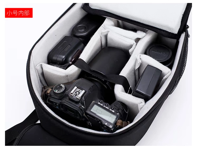 Túi đeo vai mới của Canon kiểu Trung Quốc có dung lượng lớn Túi đựng máy ảnh DSLR ba lô 670d5d380D750D - Phụ kiện máy ảnh kỹ thuật số