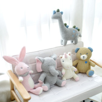 Hipster wool animal appease doll plush toy doll childrens room decoration doll gift photo props