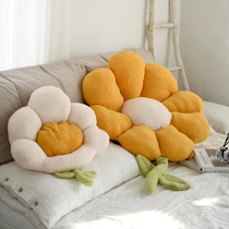 Nordic Wind Flowers Sun Flowers Cattail Ptya Cushion Petals Pillow Living-room Tatami Floating Window Butt Cushion Children Chair Cushion