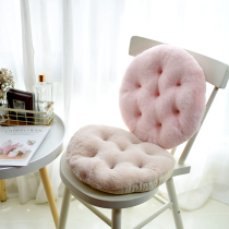 Plush simple style round home office cushion chair cushion student classroom female child butt thick seat cushion