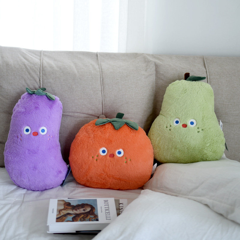 Jacques cute fruit home sofa pillow decoration photo pillow children comfort plush doll toy gift