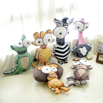 insQ version cartoon Animals net red home sofa car hug with pillow childrens room floating window decorated with photo props