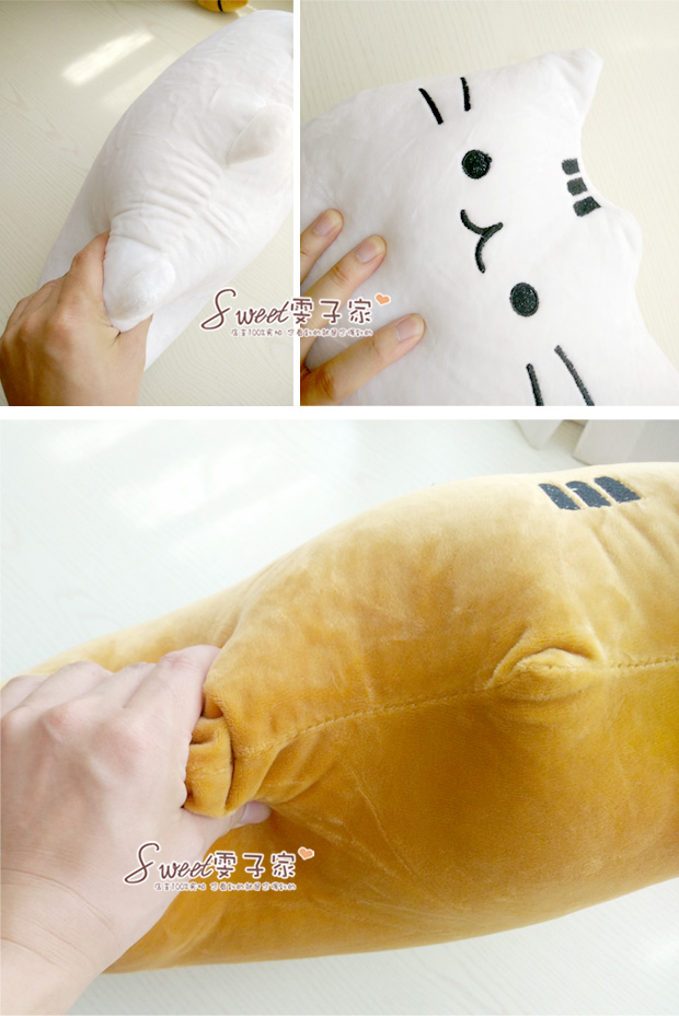 Siêu Meng sao mèo meow người Biscuit donut gối đệm gối búp bê sang trọng để gửi cô gái món quà sinh nhật để làm quà tặng - Trở lại đệm / Bolsters đệm lót ghế tựa lưng