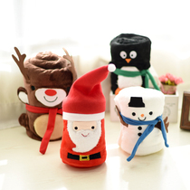 Santa elk snowman foldable lunch break blanket blanket home decoration Christmas creative gift gift