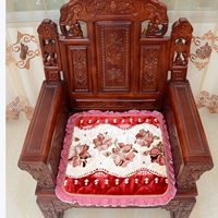 Mahogany sofa gỗ đệm mới da sofa vải đệm raschel chăn mùa đông đệm chống trượt đệm dày mẫu đệm ghế đẹp