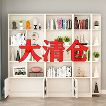 Students and children simple solid wood bookcase shelf combination floor bedroom simple modern large capacity multi-storey