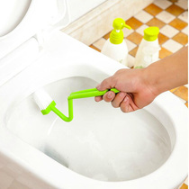 Toilet curved toilet brush Creative S-type toilet brush toilet dead angle cleaning brush
