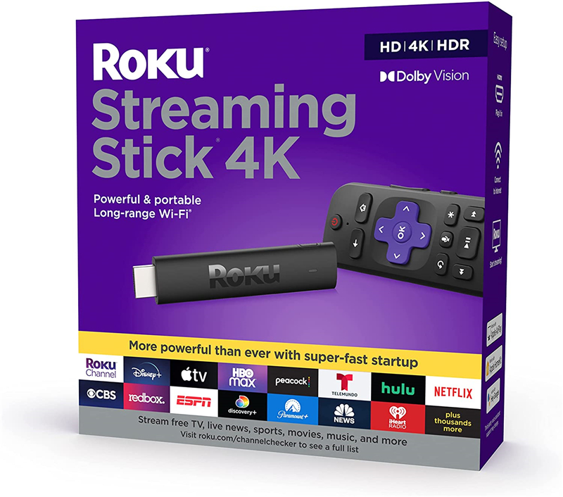 ROKU streaming stick 4K high-definition player TV on the box Internet player