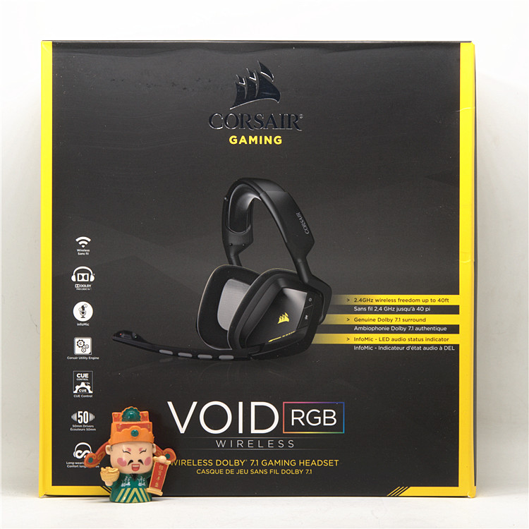 Brand new pirate ship Corsair VOID RGB Skywalker Dolby 7 1 track wireless gaming headphones