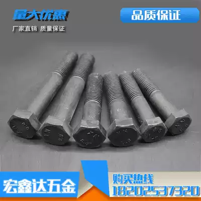 8 Grade 8 External Hexagon High Strength Bolt Galvanized Hexagon Screw High Strength Screw External Hexagon Bolt M6M8M10