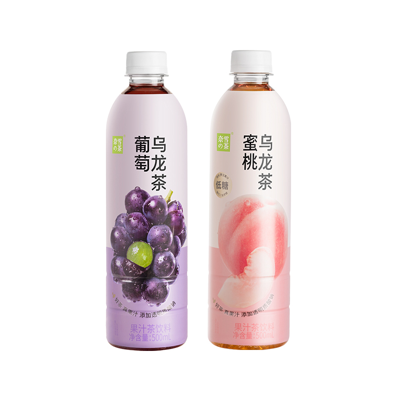 奈雪的茶蜜桃乌龙茶果汁茶饮料饮品500ml*15瓶装