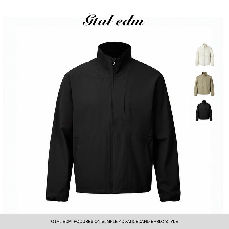 Gtal Three-Proof Functional Stand-Up Collar Jacket for Men, American Style Cleanfit Casual Loose Soft Shell Sun Protection Clothing Jacket Gtal Three-Proof Functional Stand-Up Collar Jacket for Men, American Style Cleanfit Casual Loose Soft Shell Sun Protection Clothing Jacket