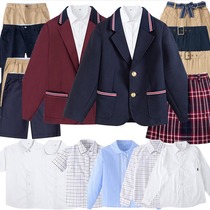 British college wind primary and secondary school uniform Eaton with autumn and winter dress suit suit jacket shirt pants skirt