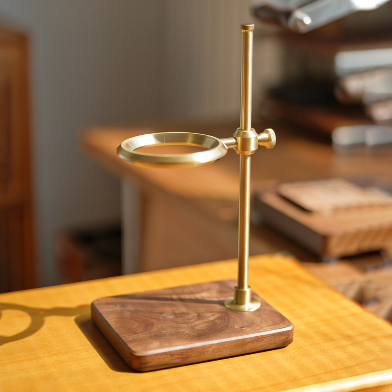 HERO 真鍮製 ハンドブリューコーヒーラック フィルター カップホルダー 調理器具ラック 収納 コーヒーコーナー レイアウトベース 装飾品