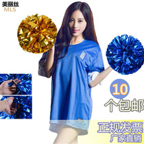 Cheerleading flower cheerleader flowers cheerleader dance props hand-hand flower polo colorful balls handmade flowers cheerleading