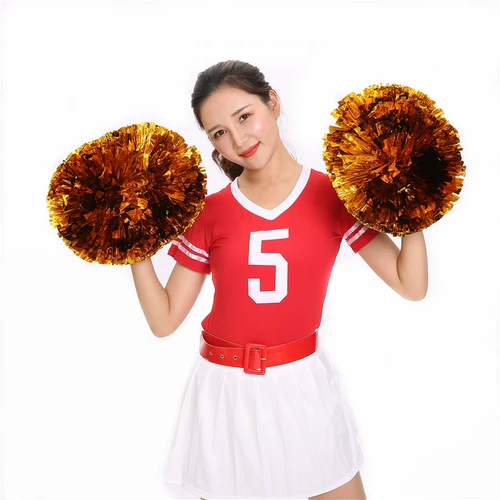 Большой ла -ла -цветок с двойным шар -головным ручком цветочный шарик танцпол цвет