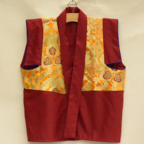 Indian Tiema Tibetan Buddhist Lama Monks clothes golden card Dongga shoulder King Kong armor vest living Buddha